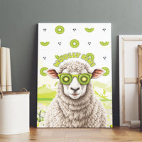 New Zealand Funny Woolly Kiwi Sheep Canvas Wall Art LT05 - Polynesian Pride