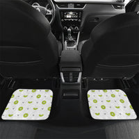 New Zealand Funny Woolly Kiwi Sheep Car Mats LT05 Set 2pcs - Back White - Polynesian Pride