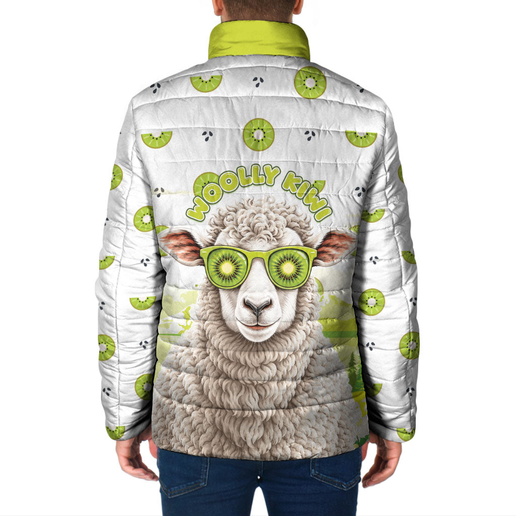 New Zealand Funny Woolly Kiwi Sheep Padded Jacket LT05 - Polynesian Pride