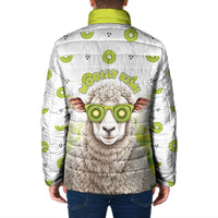 New Zealand Funny Woolly Kiwi Sheep Padded Jacket LT05 - Polynesian Pride