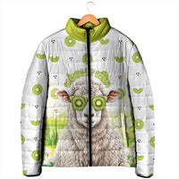 New Zealand Funny Woolly Kiwi Sheep Padded Jacket LT05 - Polynesian Pride