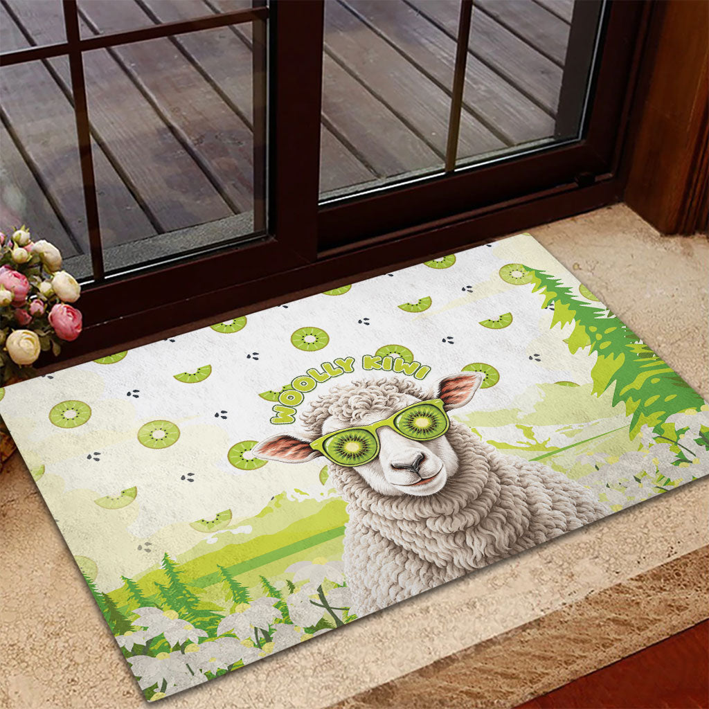 New Zealand Funny Woolly Kiwi Sheep Rubber Doormat LT05 - Polynesian Pride