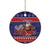 Samoa Christmas Ceramic Ornament Samoan Santa Claus Manuia Le Kerisimasi