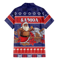Samoa Christmas Family Matching Mermaid Dress and Hawaiian Shirt Samoan Santa Claus Manuia Le Kerisimasi LT05 - Polynesian Pride