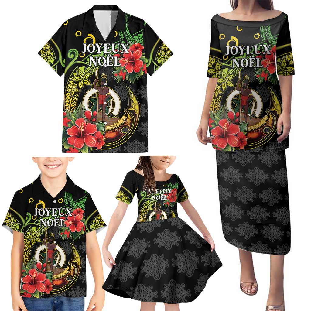 Love Vanuatu Christmas Family Matching Puletasi and Hawaiian Shirt God Yumi Polynesian Tribal Pattern LT05 - Polynesian Pride