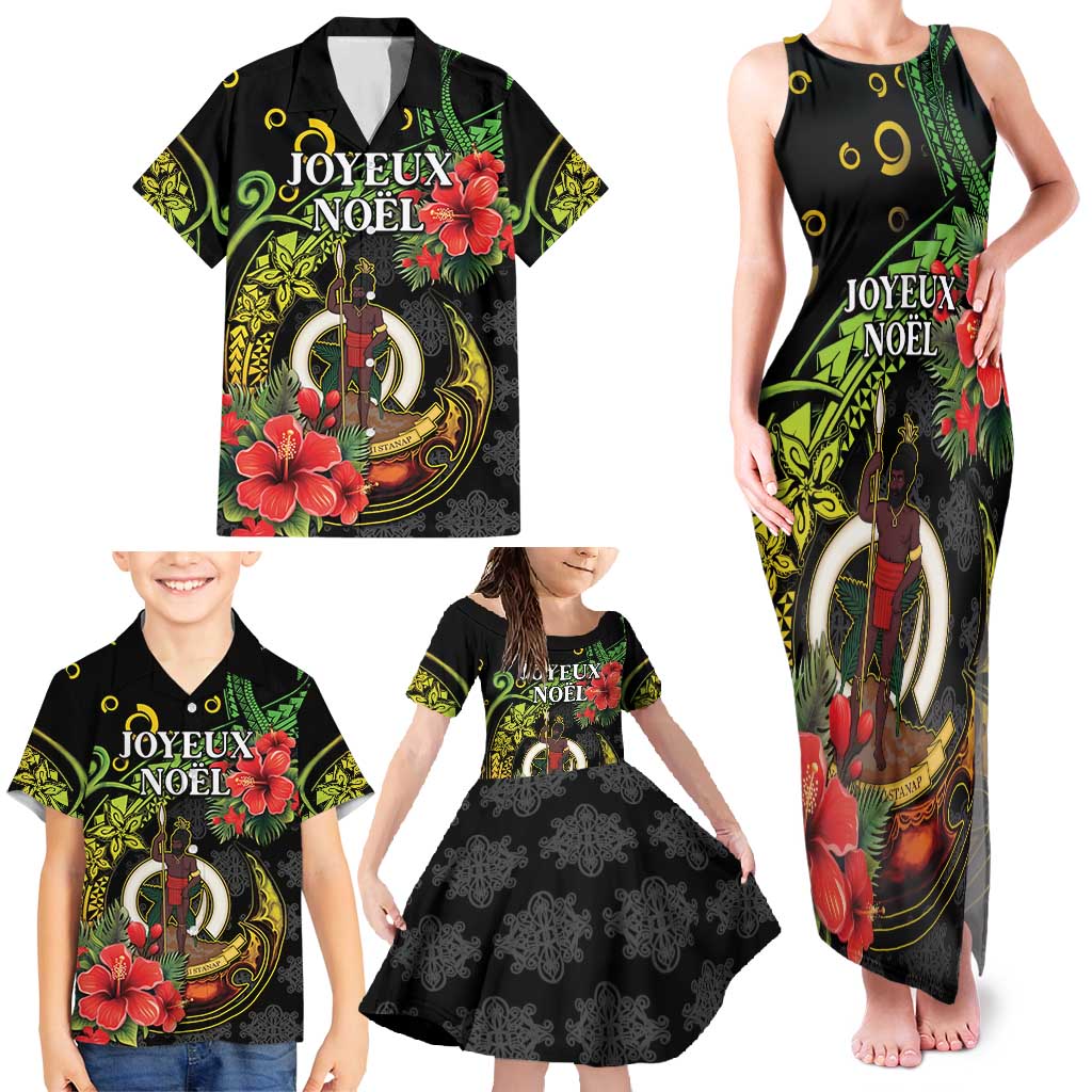 Love Vanuatu Christmas Family Matching Tank Maxi Dress and Hawaiian Shirt God Yumi Polynesian Tribal Pattern LT05 - Polynesian Pride