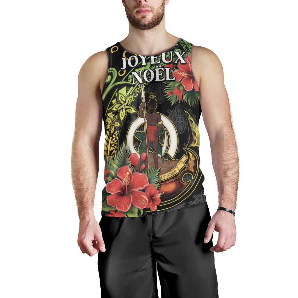 Love Vanuatu Christmas Men Tank Top God Yumi Polynesian Tribal Pattern
