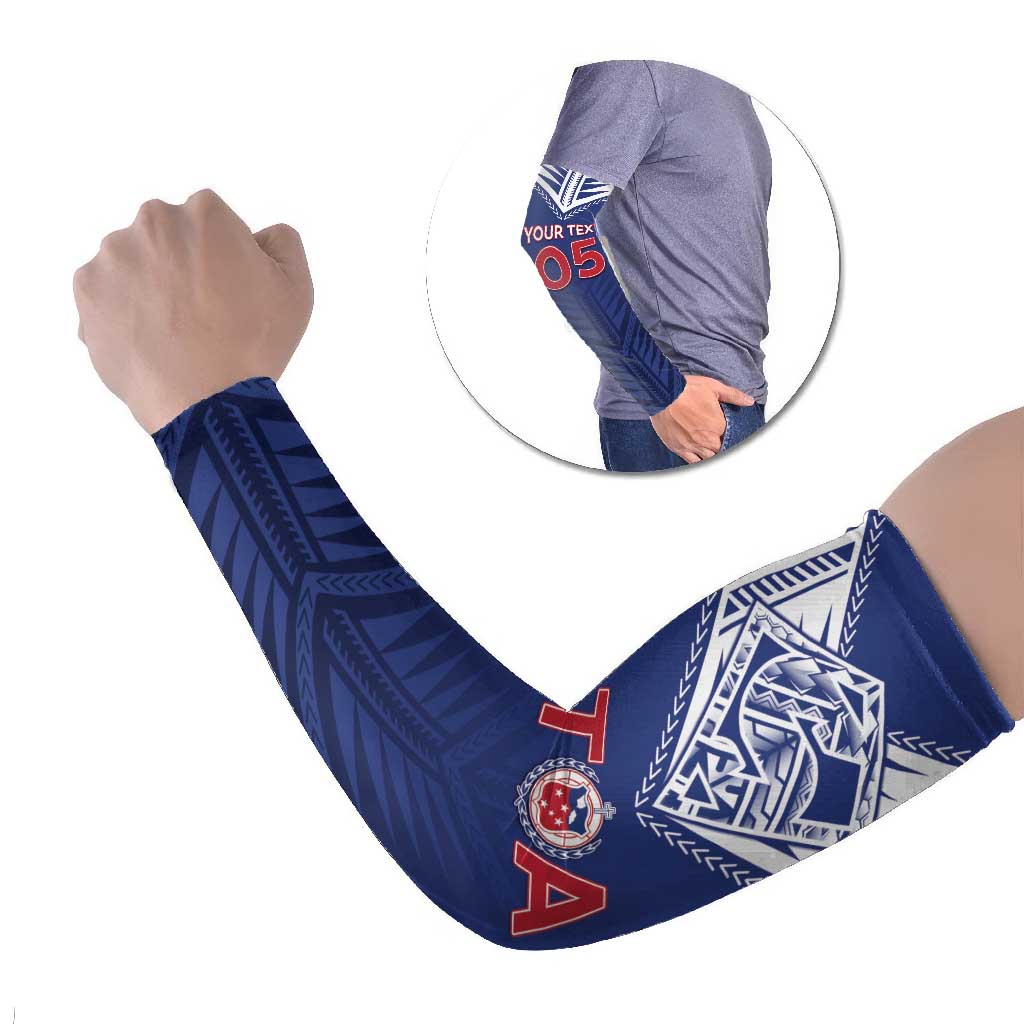 Super Toa Samoa Rugby Custom Arm Sleeves Warrior Spirit LT05