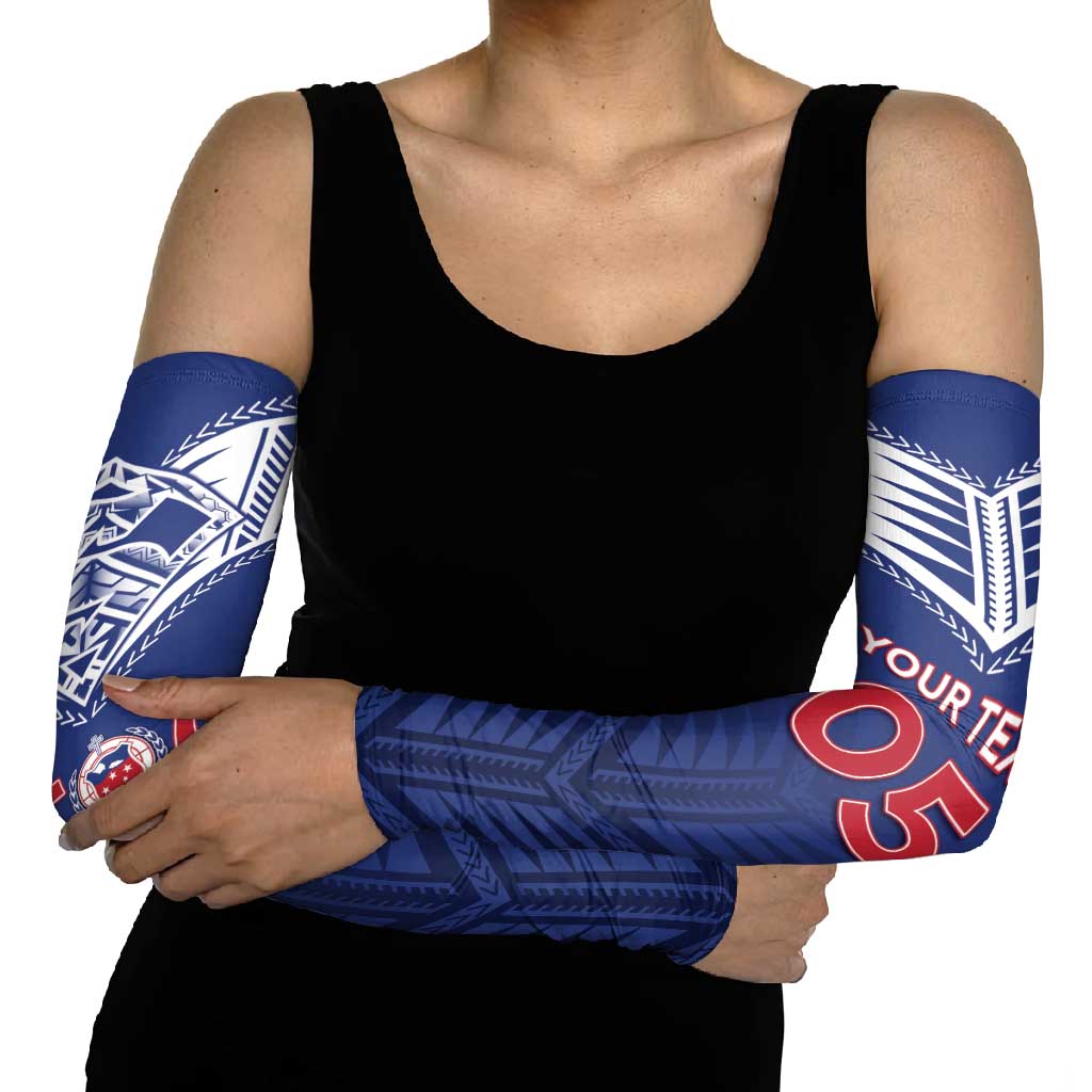 Super Toa Samoa Rugby Custom Arm Sleeves Warrior Spirit LT05