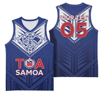 Super Toa Samoa Rugby Custom Basketball Jersey Warrior Spirit LT05