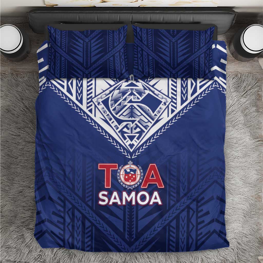 Super Toa Samoa Rugby Bedding Set Warrior Spirit LT05