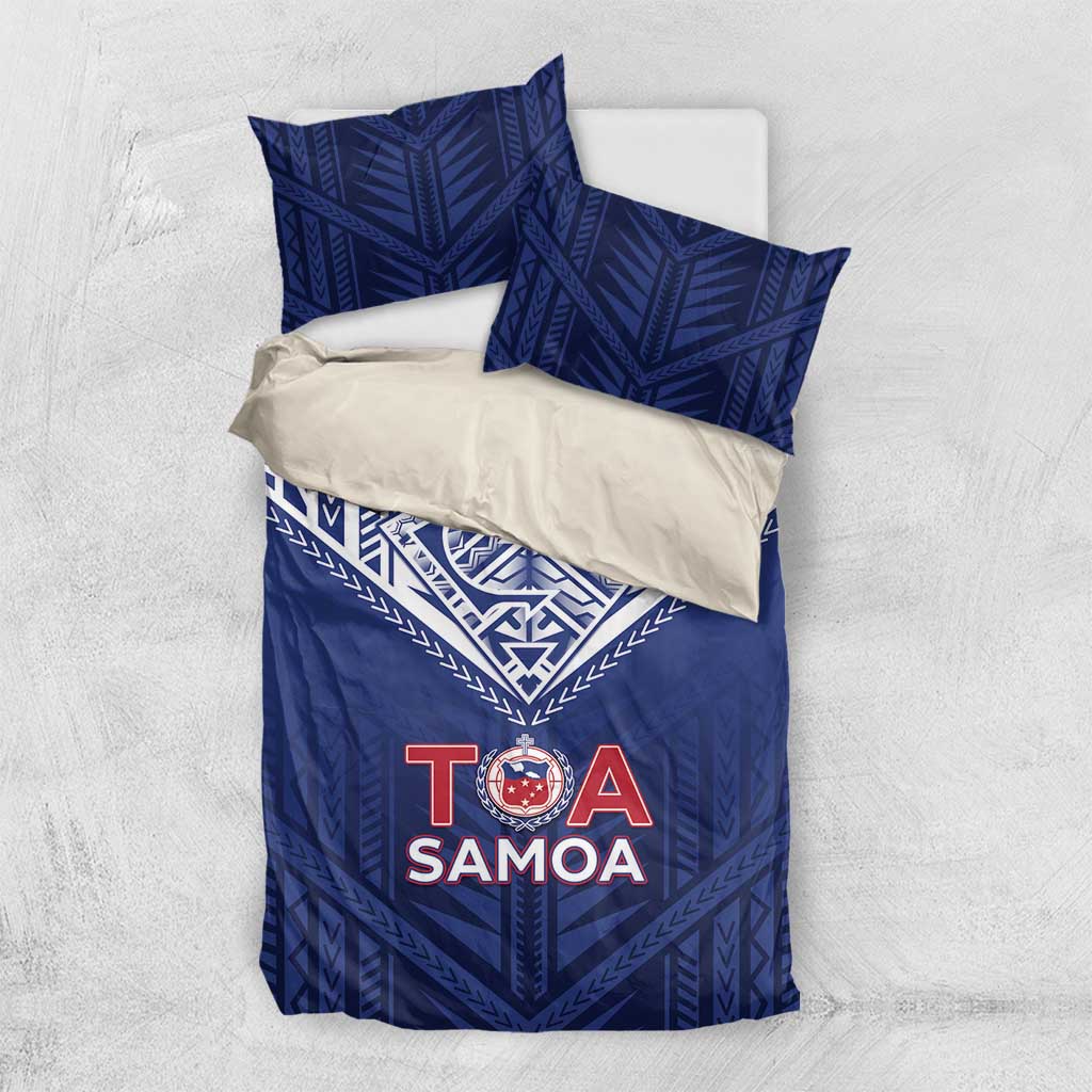 Super Toa Samoa Rugby Bedding Set Warrior Spirit LT05