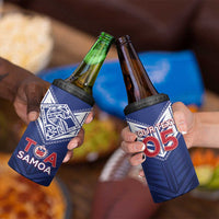 Super Toa Samoa Rugby Custom 4 in 1 Can Cooler Tumbler Warrior Spirit LT05