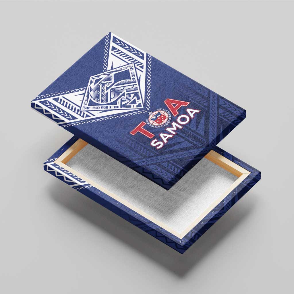 Super Toa Samoa Rugby Canvas Wall Art Warrior Spirit LT05