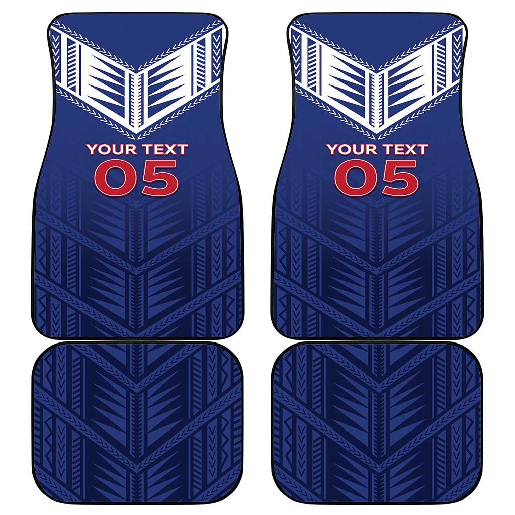 Super Toa Samoa Rugby Custom Car Mats Warrior Spirit LT05
