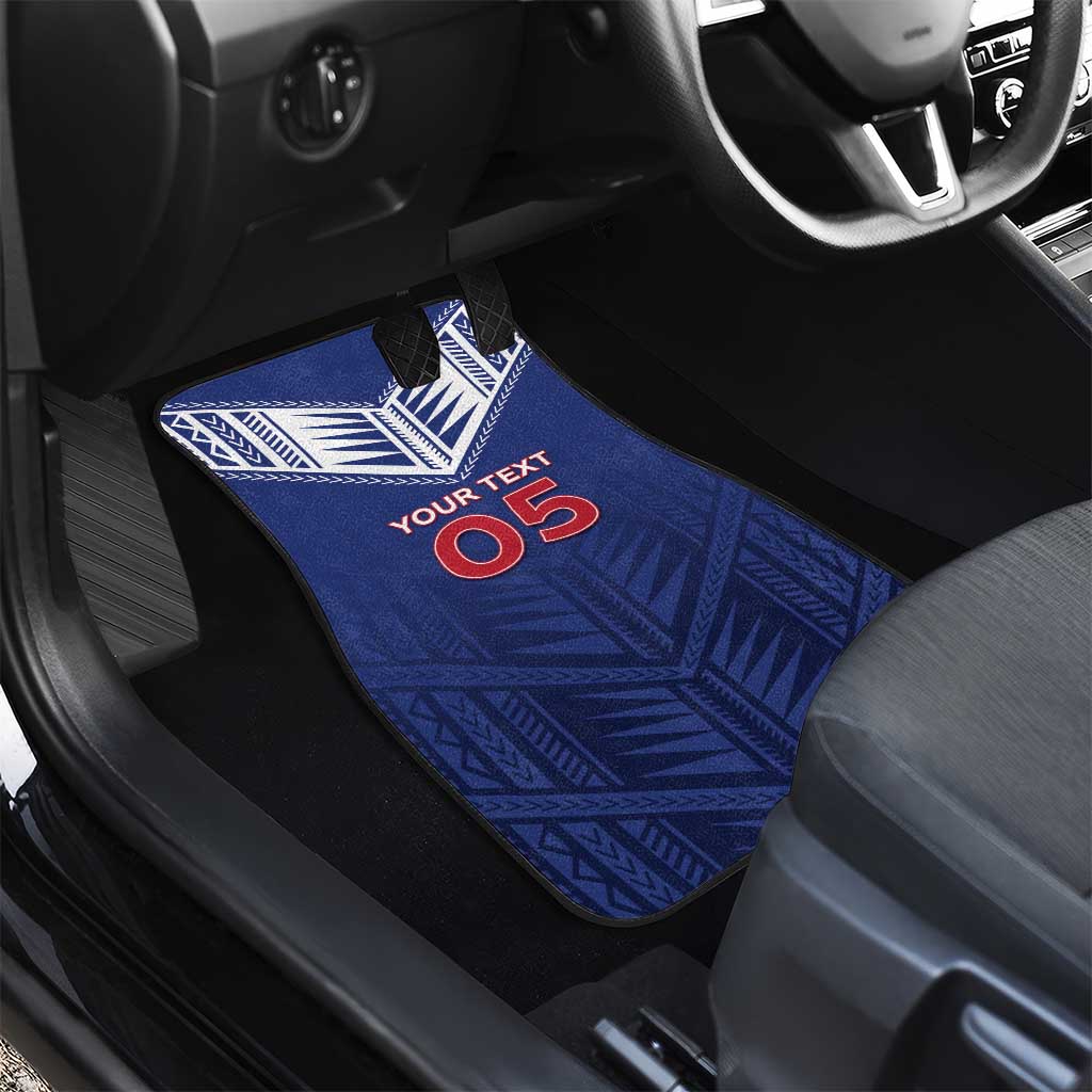 Super Toa Samoa Rugby Custom Car Mats Warrior Spirit LT05