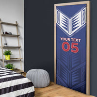 Super Toa Samoa Rugby Custom Door Cover Warrior Spirit LT05