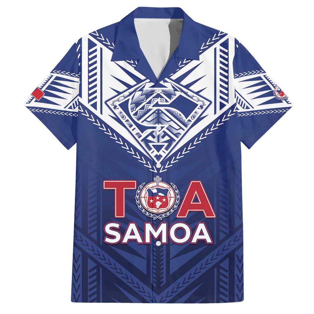 Super Toa Samoa Rugby Custom Family Matching Short Sleeve Bodycon Dress and Hawaiian Shirt Warrior Spirit LT05