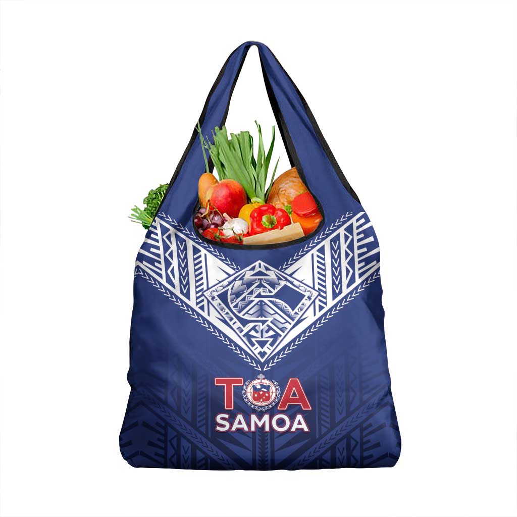 Super Toa Samoa Rugby Grocery Bag Warrior Spirit LT05
