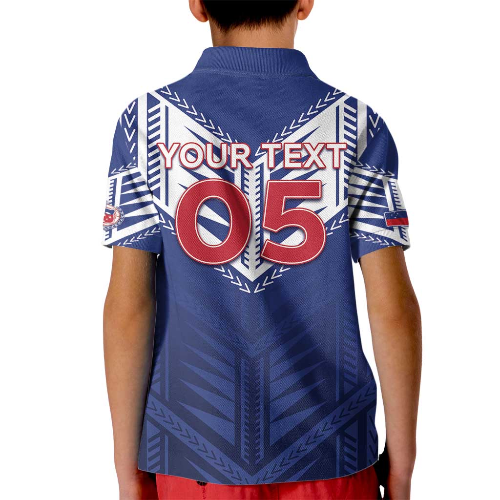 Super Toa Samoa Rugby Custom Kid Polo Shirt Warrior Spirit LT05
