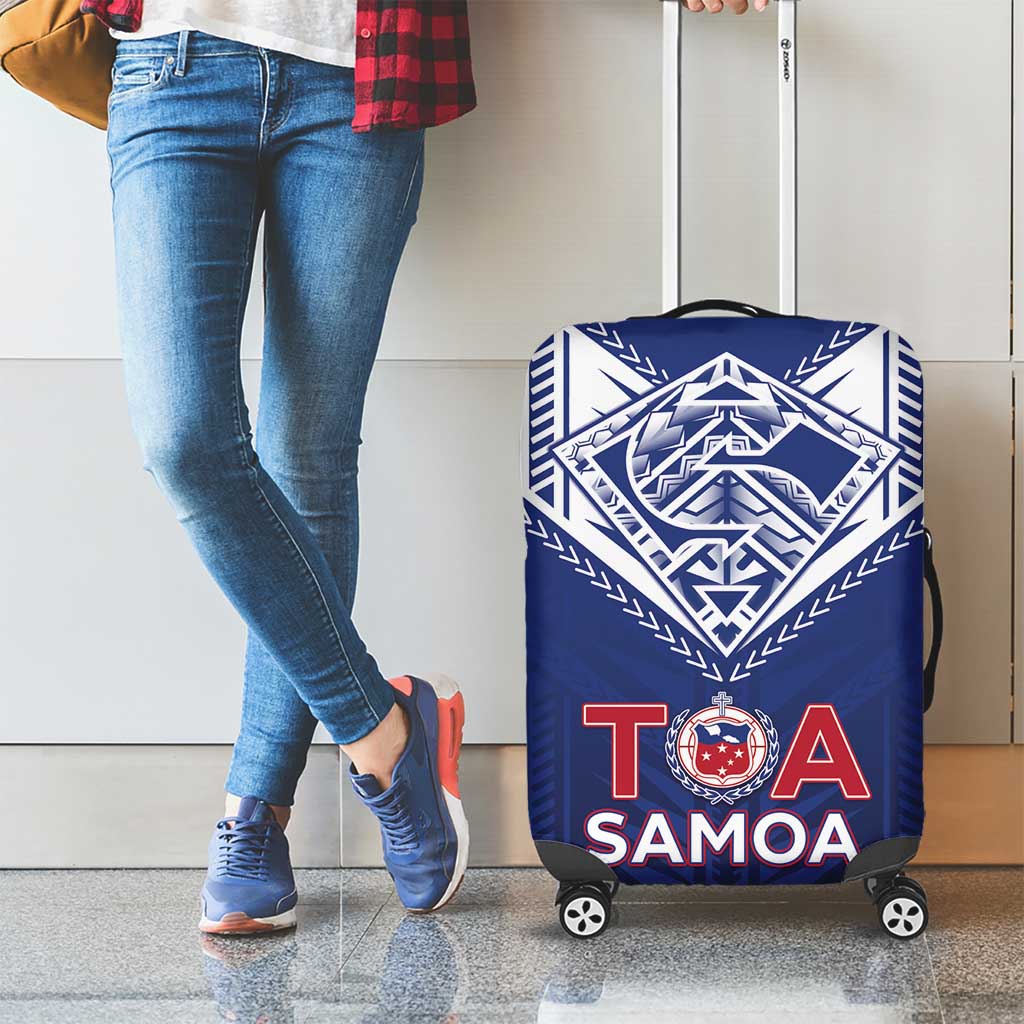 Super Toa Samoa Rugby Luggage Cover Warrior Spirit LT05