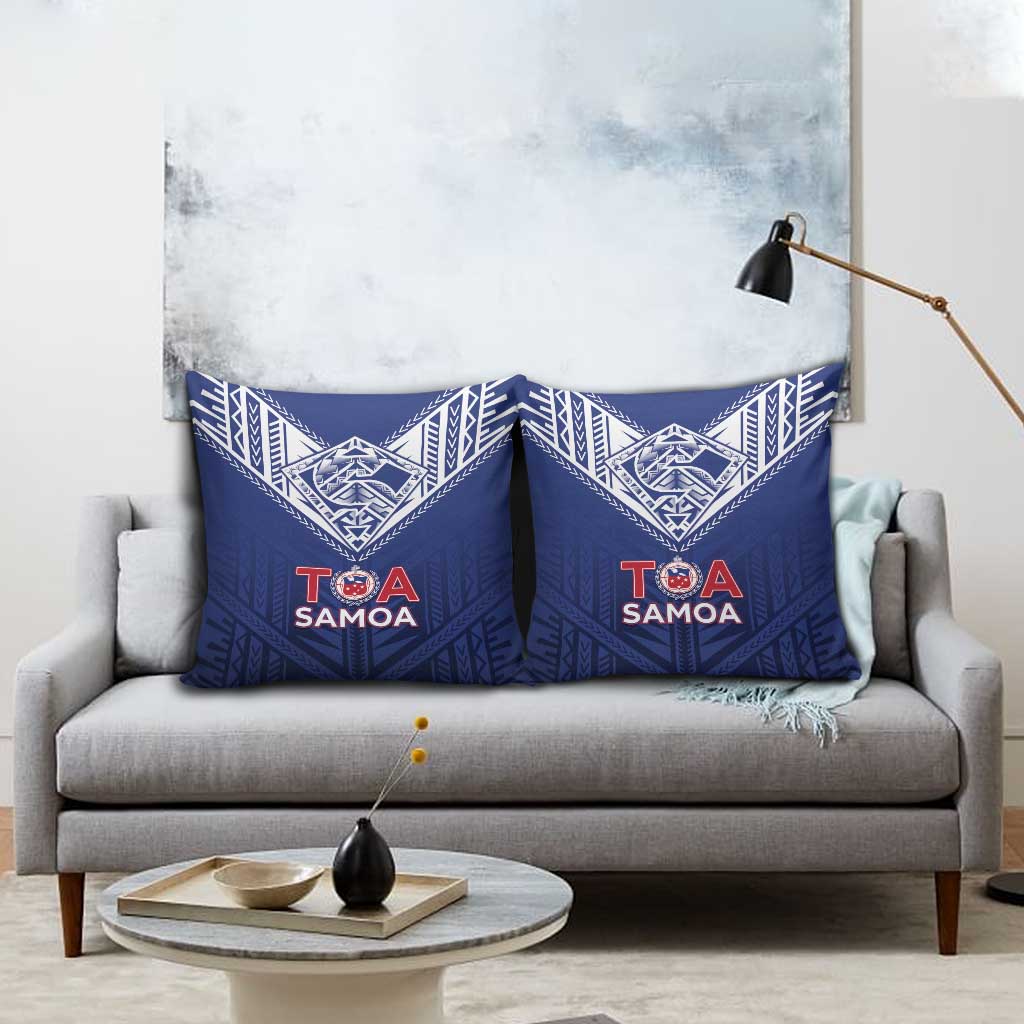 Super Toa Samoa Rugby Pillow Cover Warrior Spirit LT05