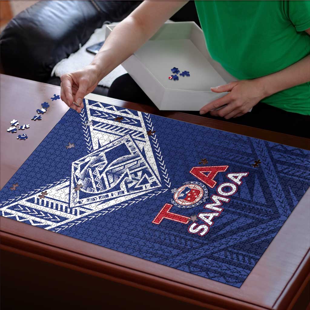 Super Toa Samoa Rugby Puzzle Warrior Spirit LT05