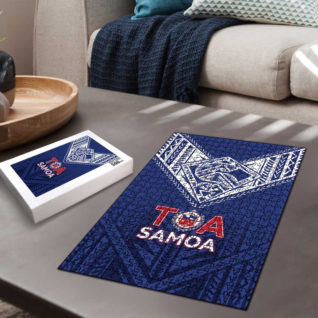 Super Toa Samoa Rugby Puzzle Warrior Spirit LT05