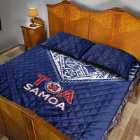 Super Toa Samoa Rugby Quilt Bed Set Warrior Spirit LT05