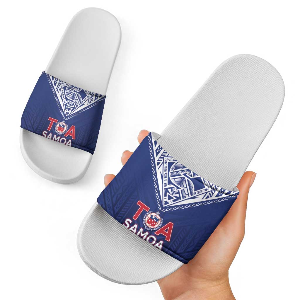 Super Toa Samoa Rugby Slide Sandals Warrior Spirit LT05