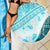 Hawaiian Tapa Beach Blanket Traditional Vintage Pattern Aqua LT05 - Polynesian Pride
