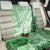 Hawaiian Tapa Back Car Seat Cover Traditional Vintage Pattern Green LT05 - Polynesian Pride