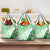 Hawaiian Tapa Grocery Bag Traditional Vintage Pattern Green
