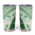 Hawaiian Tapa Tumbler Cup Traditional Vintage Pattern Green