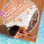 Hawaiian Tapa Beach Blanket Traditional Vintage Pattern Orange LT05 - Polynesian Pride