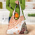 Hawaiian Tapa Grocery Bag Traditional Vintage Pattern Orange