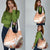 Hawaiian Tapa Grocery Bag Traditional Vintage Pattern Orange