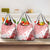 Hawaiian Tapa Grocery Bag Traditional Vintage Pattern Red