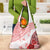 Hawaiian Tapa Grocery Bag Traditional Vintage Pattern Red