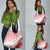 Hawaiian Tapa Grocery Bag Traditional Vintage Pattern Red