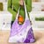 Hawaiian Tapa Grocery Bag Traditional Vintage Pattern Violet