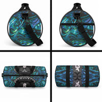 New Zealand Aotearoa Duffle Bag Maori Taniwha Paua Shell LT05 - Polynesian Pride