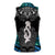 New Zealand Aotearoa Women Sleeveless Polo Shirt Maori Taniwha Paua Shell
