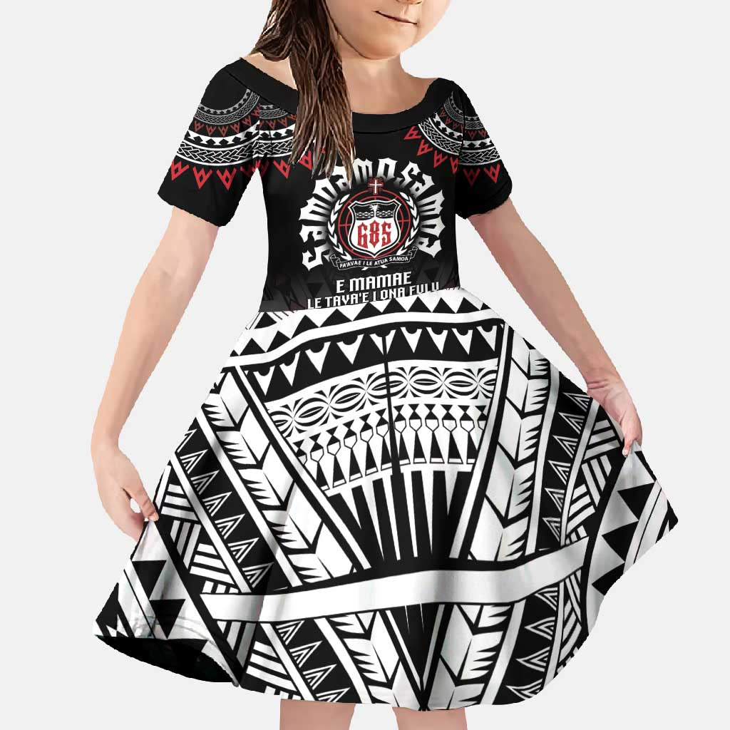 Personalised Samoa Black Saturday Family Matching Mermaid Dress and Hawaiian Shirt Samoa For Samoans
