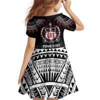 Personalised Samoa Black Saturday Family Matching Summer Maxi Dress and Hawaiian Shirt Samoa For Samoans