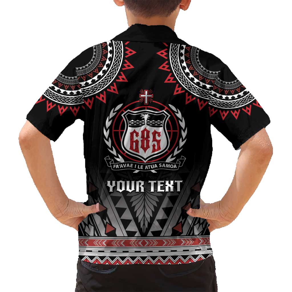 Personalised Samoa Black Saturday Family Matching Tank Maxi Dress and Hawaiian Shirt Samoa For Samoans