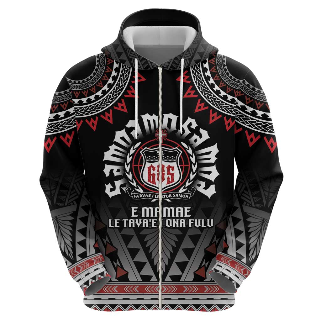 Personalised Samoa Black Saturday Hoodie Samoa For Samoans