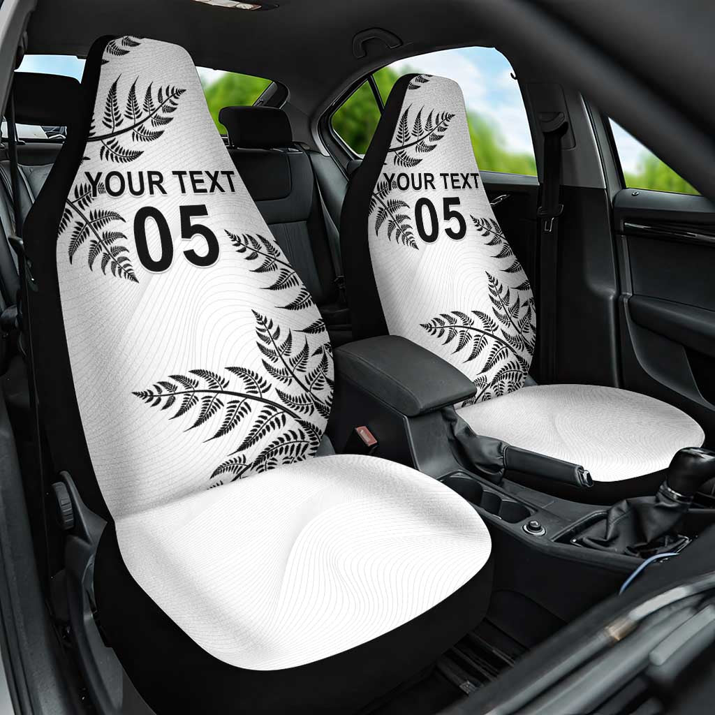 Custom New Zealand Football Car Seat Cover Aotearoa Pride - Polynesian Pride