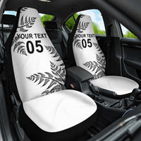 Custom New Zealand Football Car Seat Cover Aotearoa Pride - Polynesian Pride