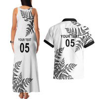 Custom New Zealand Football Couples Matching Tank Maxi Dress and Hawaiian Shirt Aotearoa Pride LT05 - Polynesian Pride